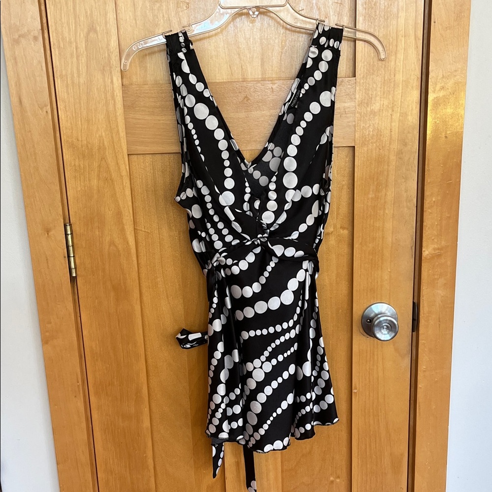 Maurices Black and White Polka Dot Dress